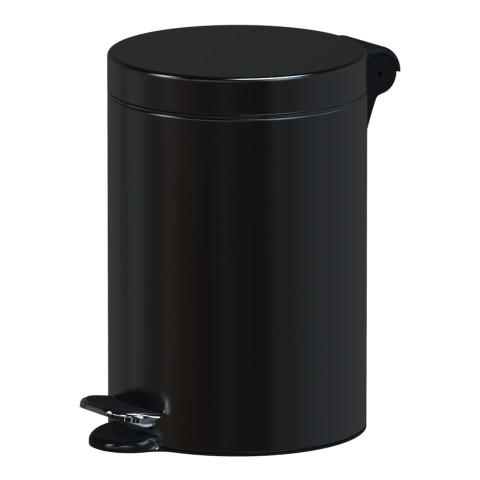 Pedal bin - 3 litres - small pedal bin - black