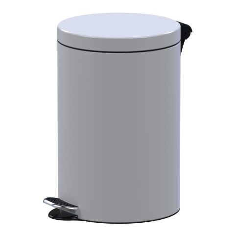 Pedal bin with antibacterial coating - 12 litres