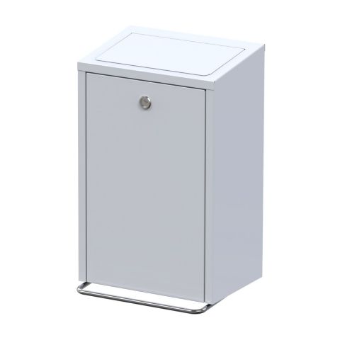 PEDAL BIN 30L HYGIENIC HANGING SAFE WITH SOFT CLOSE FUNCTION, ANTIBACTERIAL COATING & INSERT H30AG