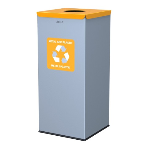 Recycling bin - 60 litres - for metal and plastic