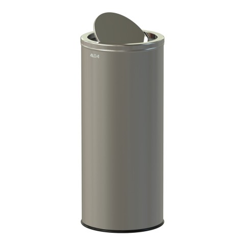 Swing bin - 45 litres - stainless steel - gloss