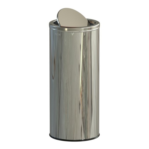 Swing bin - 45 litres - stainless steel